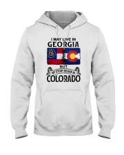 LIVE IN GEORGIA BUT MY STORY BEGAN IN COLORADO Hooded Sweatshirt tile