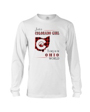 COLORADO GIRL LIVING IN OHIO WORLD Long Sleeve Tee thumbnail