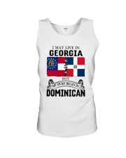 LIVE IN GEORGIA BEGAN IN DOMINICAN ROOT WOMEN Unisex Tank thumbnail