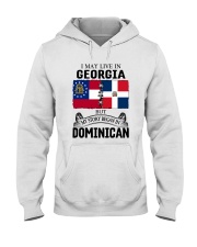 LIVE IN GEORGIA BEGAN IN DOMINICAN ROOT WOMEN Hooded Sweatshirt thumbnail