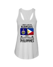 LIVE IN KANSAS BEGAN IN PHILIPPINES Ladies Flowy Tank thumbnail