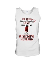 He Sent Me My Mississippi Husband Unisex Tank tile