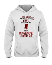 He Sent Me My Mississippi Husband Hooded Sweatshirt front