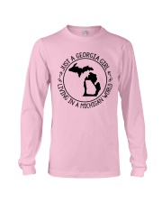 GEORGIA GIRL LIVING IN MICHIGAN WORLD Long Sleeve Tee thumbnail