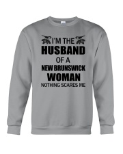I'M THE HUSBAND OF A NEW BRUNSWICK WOMAN Crewneck Sweatshirt thumbnail