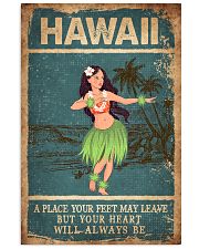 HAWAII FEET LEAVE HEART ALWAYS BE 24x36 Poster front