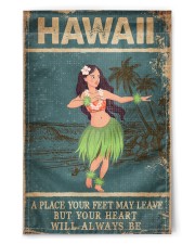 HAWAII FEET LEAVE HEART ALWAYS BE 11.5"x17.5" Garden Flag thumbnail