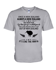 ONCE A NEW ZEALAND ALWAYS A NEW ZEALAND V-Neck T-Shirt thumbnail