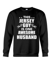 Jersey Guy Is One Awesome Husband Crewneck Sweatshirt tile
