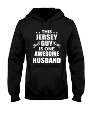 Jersey Guy Is One Awesome Husband Hooded Sweatshirt tile