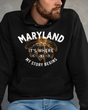 Maryland My Story Begins Symbol Hooded Sweatshirt apparel-hooded-sweatshirt-lifestyle-front-159