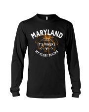 Maryland My Story Begins Symbol Long Sleeve Tee tile