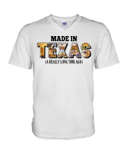 Made In Texas A Really Long Time Ago V-Neck T-Shirt tile