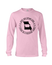 IOWA GIRL LIVING IN A MISSOURI WORLD Long Sleeve Tee thumbnail