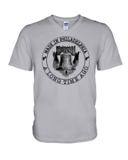 MADE IN PHILADELPHIA A LONG TIME AGO V-Neck T-Shirt tile