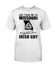 IRISH GUY LIFE TOOK TO MISSOURI Classic T-Shirt tile