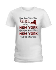 YOU CAN'T TAKE NEW YORK OUT OF THIS GIRL Ladies T-Shirt front