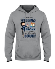 I'M A BRONX GIRL WE JUST TALK LOUD Hooded Sweatshirt tile
