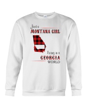 MONTANA GIRL LIVING IN GEORGIA WORLD Crewneck Sweatshirt thumbnail