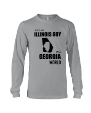 JUST AN ILLINOIS GUY IN A GEORGIA WORLD Long Sleeve Tee thumbnail