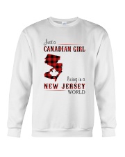 CANADIAN GIRL LIVING IN NEW JERSEY WORLD Crewneck Sweatshirt thumbnail