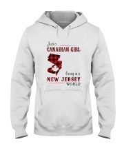 CANADIAN GIRL LIVING IN NEW JERSEY WORLD Hooded Sweatshirt thumbnail