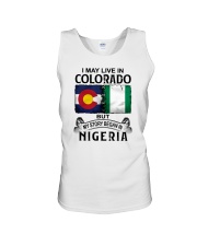 LIVE IN COLORADO BEGAN IN NIGERIA Unisex Tank thumbnail
