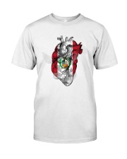 Peru Map Heart Classic T-Shirt tile