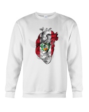 Peru Map Heart Crewneck Sweatshirt tile