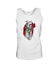 Peru Map Heart Unisex Tank tile