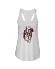 Peru Map Heart Ladies Flowy Tank tile