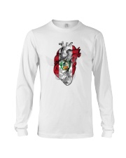 Peru Map Heart Long Sleeve Tee tile