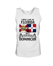 LIVE IN FLORIDA BEGAN IN DOMINICAN Unisex Tank thumbnail