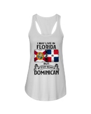 LIVE IN FLORIDA BEGAN IN DOMINICAN Ladies Flowy Tank thumbnail