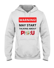 Talking About Peru Hooded Sweatshirt front