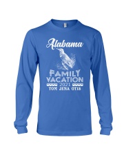 Personalized Alabama Family Vacation 2021 Long Sleeve Tee tile