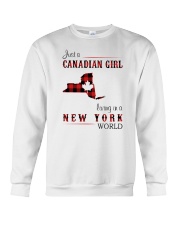 CANADIAN GIRL LIVING IN NEW YORK WORLD Crewneck Sweatshirt thumbnail