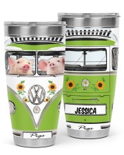 Custom Name Tumbler Pigs Bus 30oz Tumbler tile