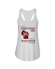 PUERTO RICAN GIRL LIVING IN WISCONSIN WORLD Ladies Flowy Tank thumbnail