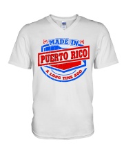 Made In Puerto Rico A Long Time Ago V-Neck T-Shirt tile