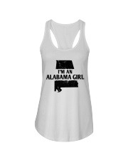 Alabama Girl Map Ladies Flowy Tank tile