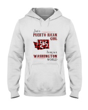 PUERTO RICAN GIRL LIVING IN WASHINGTON WORLD Hooded Sweatshirt thumbnail