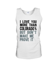 I LOVE YOU MORE THAN COLORADO Unisex Tank thumbnail