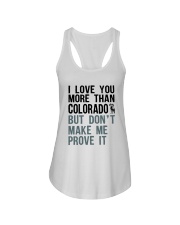 I LOVE YOU MORE THAN COLORADO Ladies Flowy Tank thumbnail