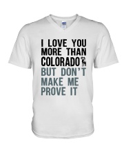 I LOVE YOU MORE THAN COLORADO V-Neck T-Shirt thumbnail