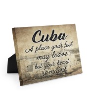 CUBA A PLACE YOUR HEART REMAINS Easel-Back Gallery Wrapped Canvas tile