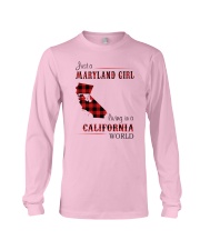 MARYLAND GIRL LIVING IN CALIFORNIA WORLD Long Sleeve Tee thumbnail