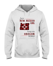 NEW MEXICO GIRL LIVING IN OREGON WORLD Hooded Sweatshirt thumbnail