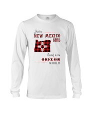 NEW MEXICO GIRL LIVING IN OREGON WORLD Long Sleeve Tee thumbnail