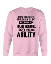 BEING A PUERTO RICAN GIRL I DIDN'T HAVE ABILITY Crewneck Sweatshirt thumbnail
